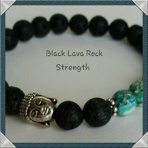 Natural LAVA ROCK Bracelet